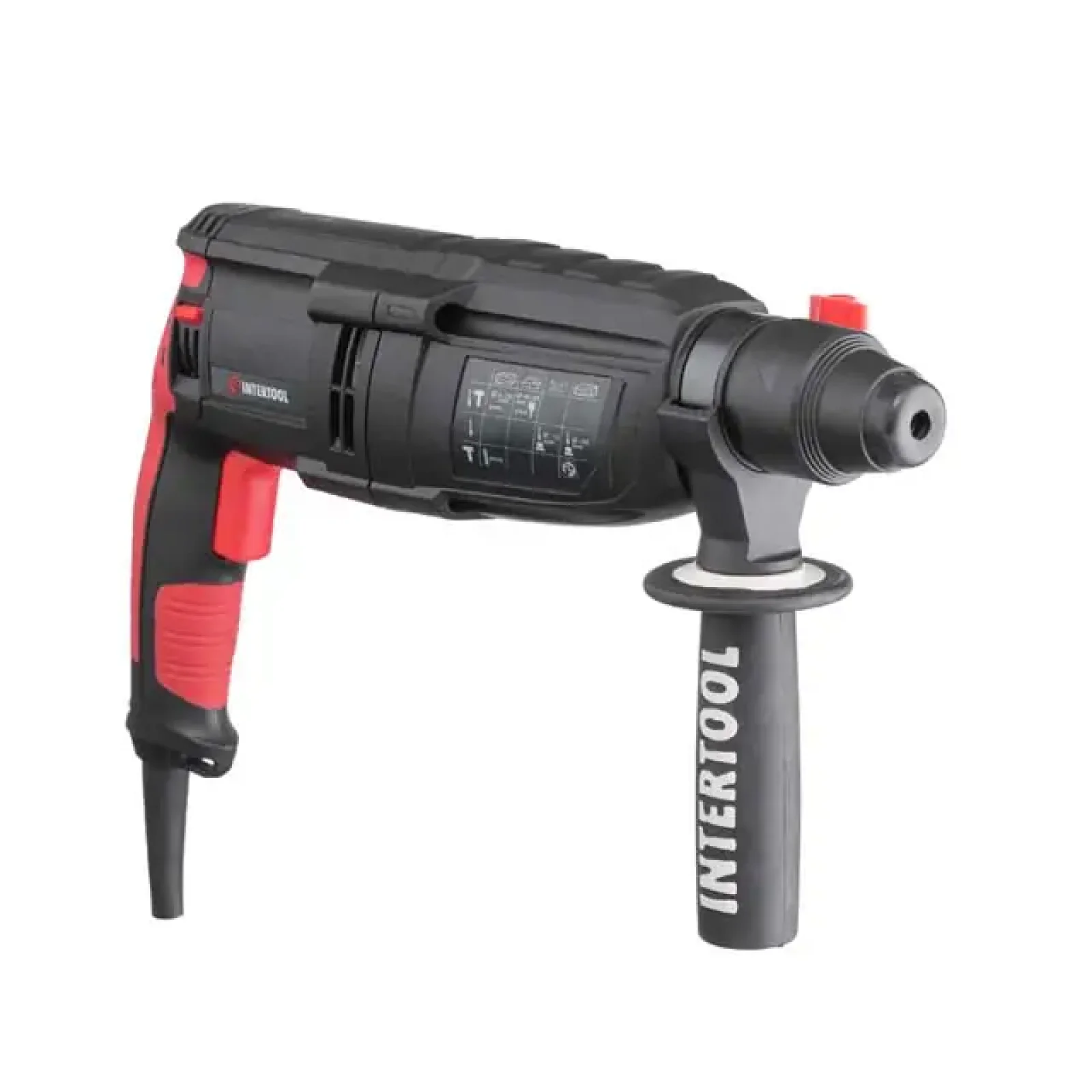 Перфоратор INTERTOOL 1,0 кВт, 3,2 Дж, 0-1300 об/хв, 0-5100 уд/хв, 3 режими (WT-0170) UA