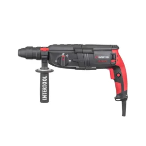 Перфоратор INTERTOOL 1,0 кВт, 3,2 Дж, 0-1300 об/хв, 0-5100 уд/хв, 3 режими (WT-0171) UA