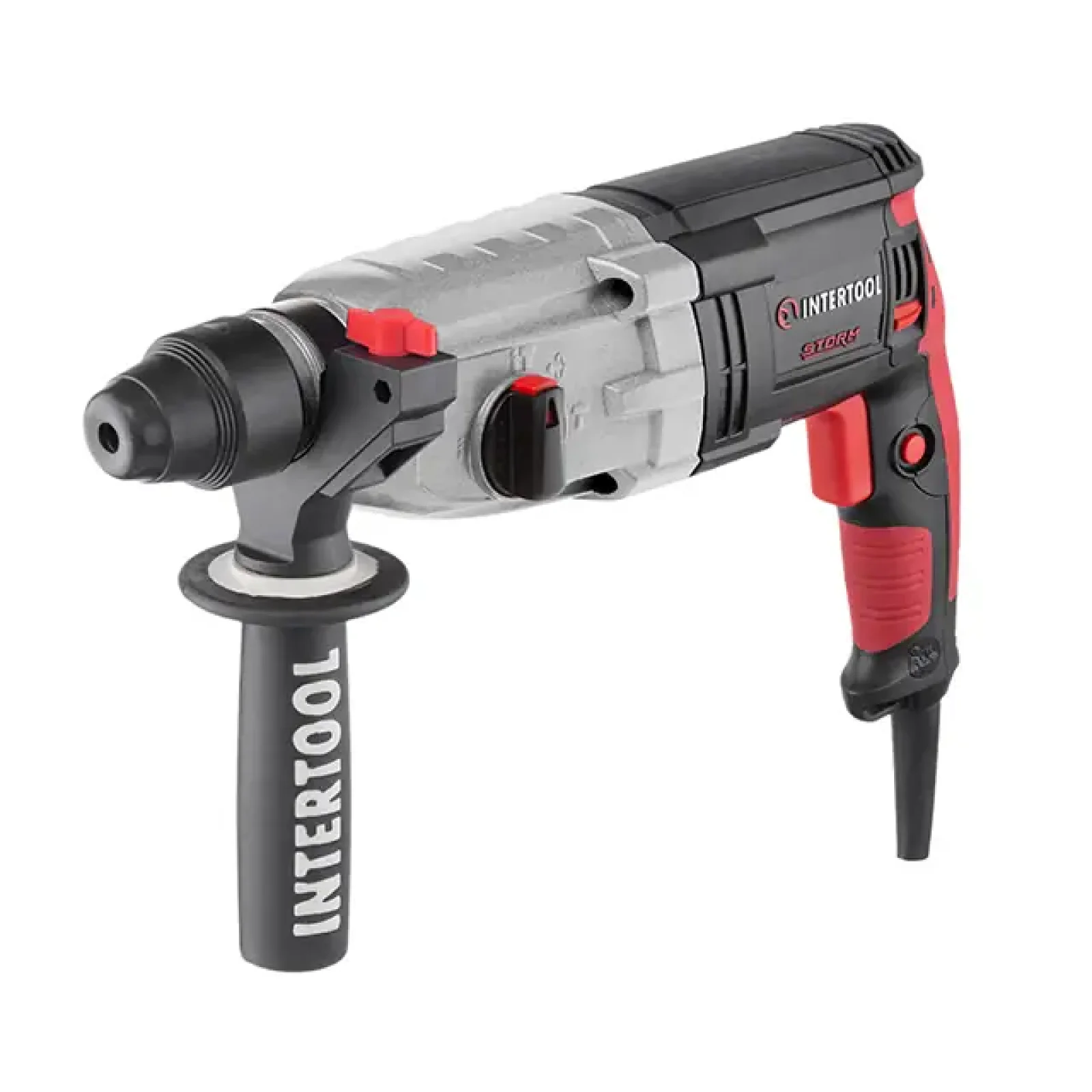 Перфоратор INTERTOOL 1,0 кВт, 3,2 Дж, 0-1300 об/хв, 0-5100 уд/хв, 3 режими (WT-0172) UA