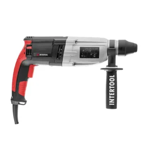 Перфоратор INTERTOOL 1,0 кВт, 3,2 Дж, 0-1300 об/хв, 0-5100 уд/хв, 3 режими (WT-0172) UA