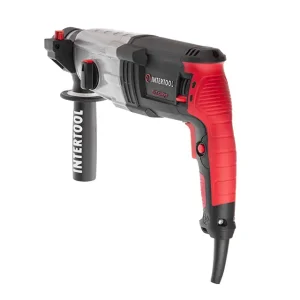 Перфоратор INTERTOOL 1,0 кВт, 3,2 Дж, 0-1300 об/хв, 0-5100 уд/хв, 3 режими (WT-0172) UA