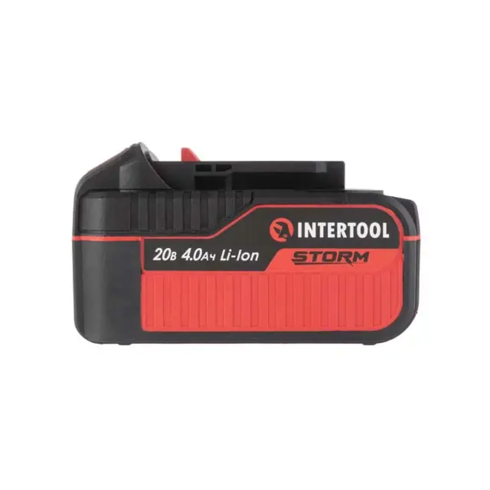 Акумулятор, 20 В, Li-Ion, 4,0 Аг, індикатор рівня заряду INTERTOOL (WT-0341) UA