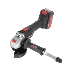 Шліфмашина кутова акумуляторна безщіткова 20 В, 125 мм, 10000 об/хв, Li-ion, 4,0 Ач, ЗП 4 A, кейс INTERTOOL (WT-0366) UA