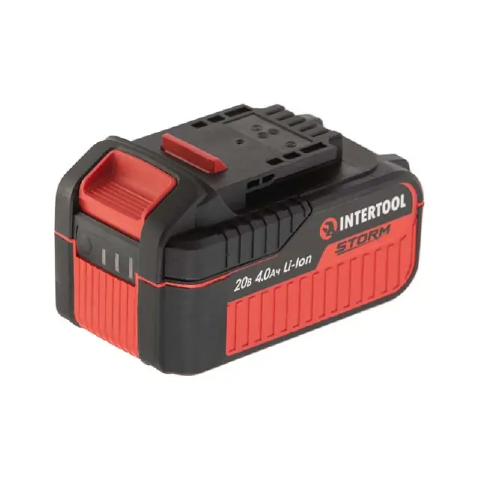 Шліфмашина кутова акумуляторна безщіткова 20 В, 125 мм, 10000 об/хв, Li-ion, 4,0 Ач, ЗП 4 A, кейс INTERTOOL (WT-0366) UA