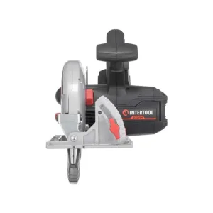 Пила дискова акумуляторна безщіткова 20 В, 4500 об/хв, кут 90°-45°, глибина розпилу 62/45 мм, диск 190×20 мм, без ЗП та АКБ INTERTOOL (WT-0371) UA