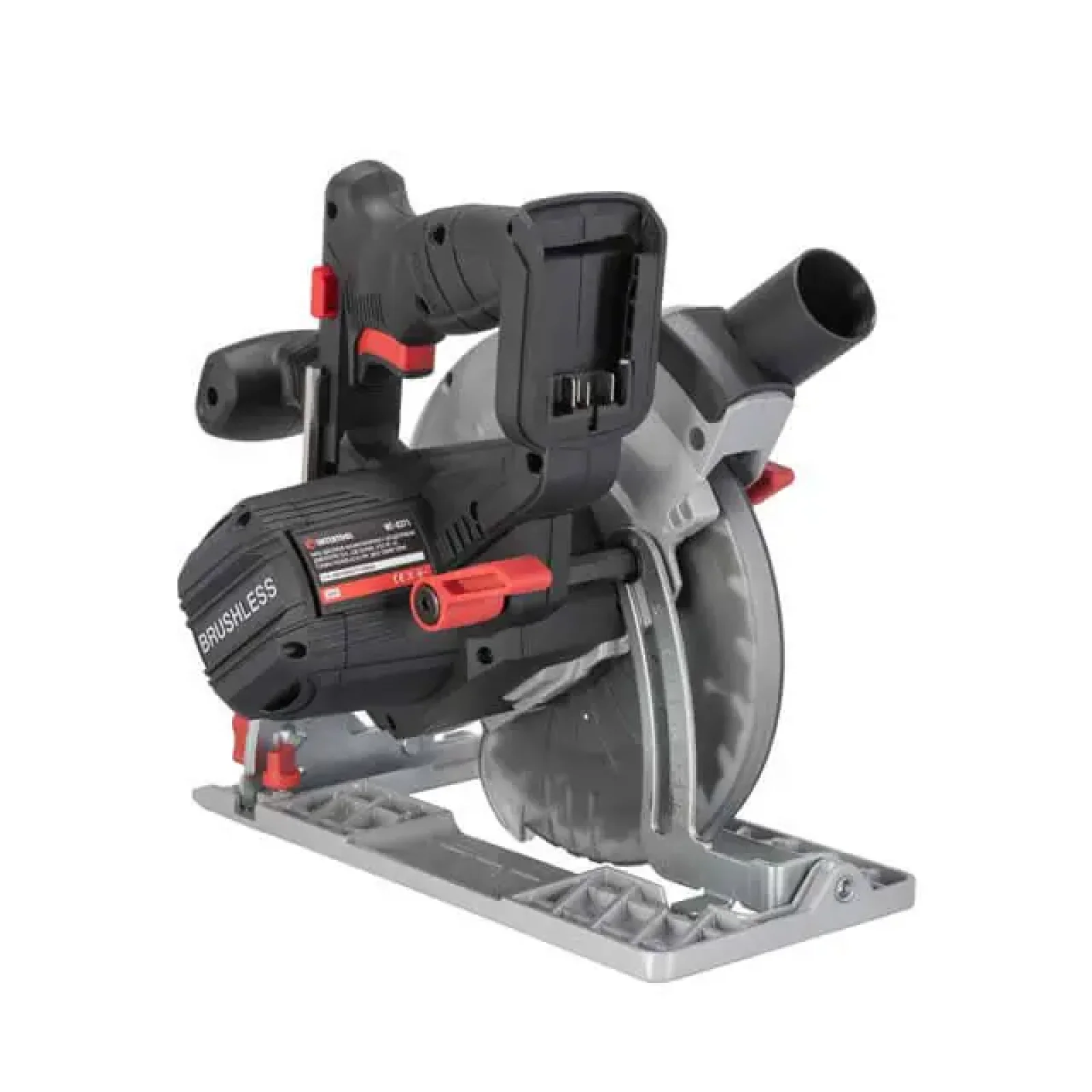 Пила дискова акумуляторна безщіткова 20 В, 4500 об/хв, кут 90°-45°, глибина розпилу 62/45 мм, диск 190×20 мм, без ЗП та АКБ INTERTOOL (WT-0371) UA