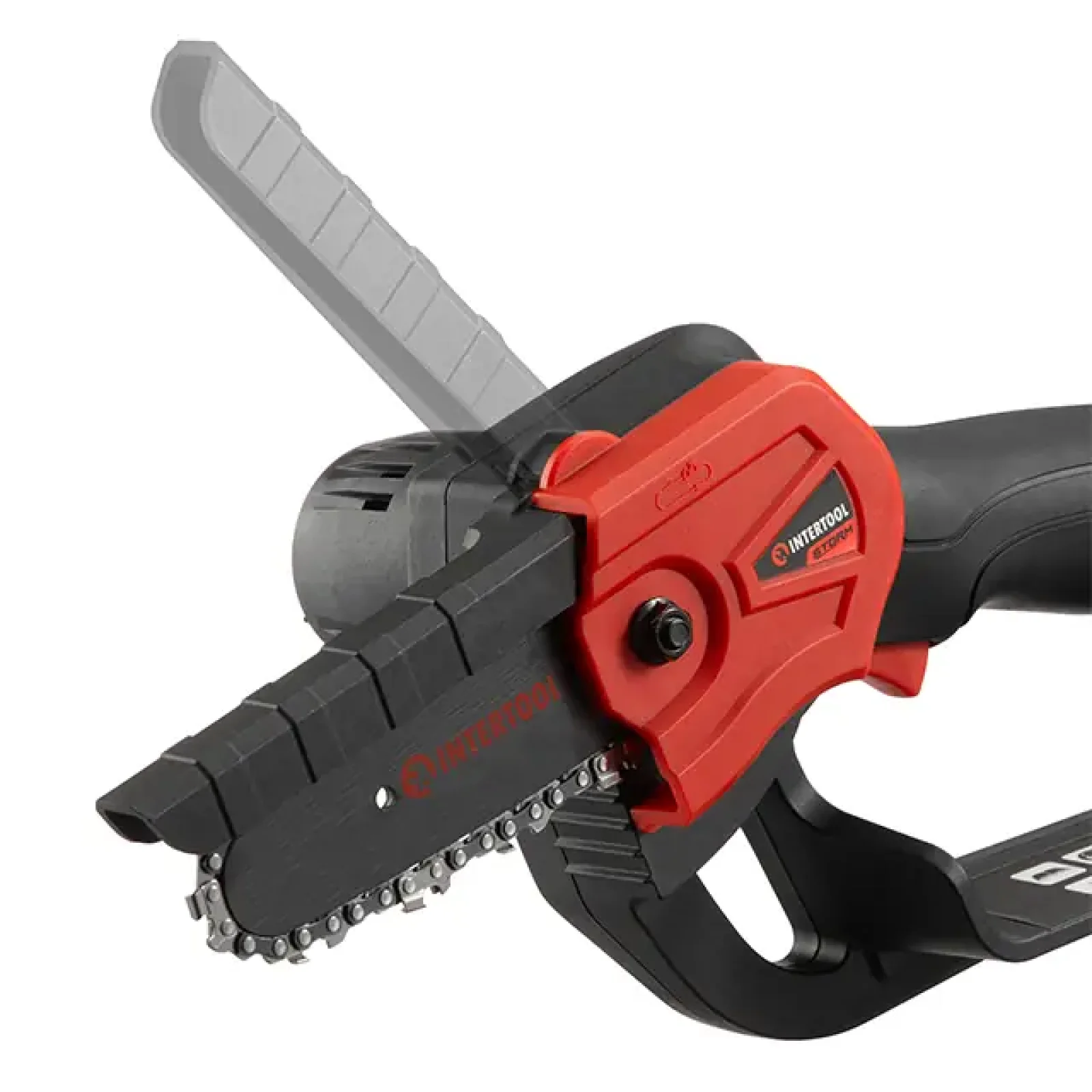 Міні-пилка ланцюгова акумуляторна 20 В, шина 10 см, 4 м/с, без ЗП та АКБ, STORM INTERTOOL (WT-9110) UA