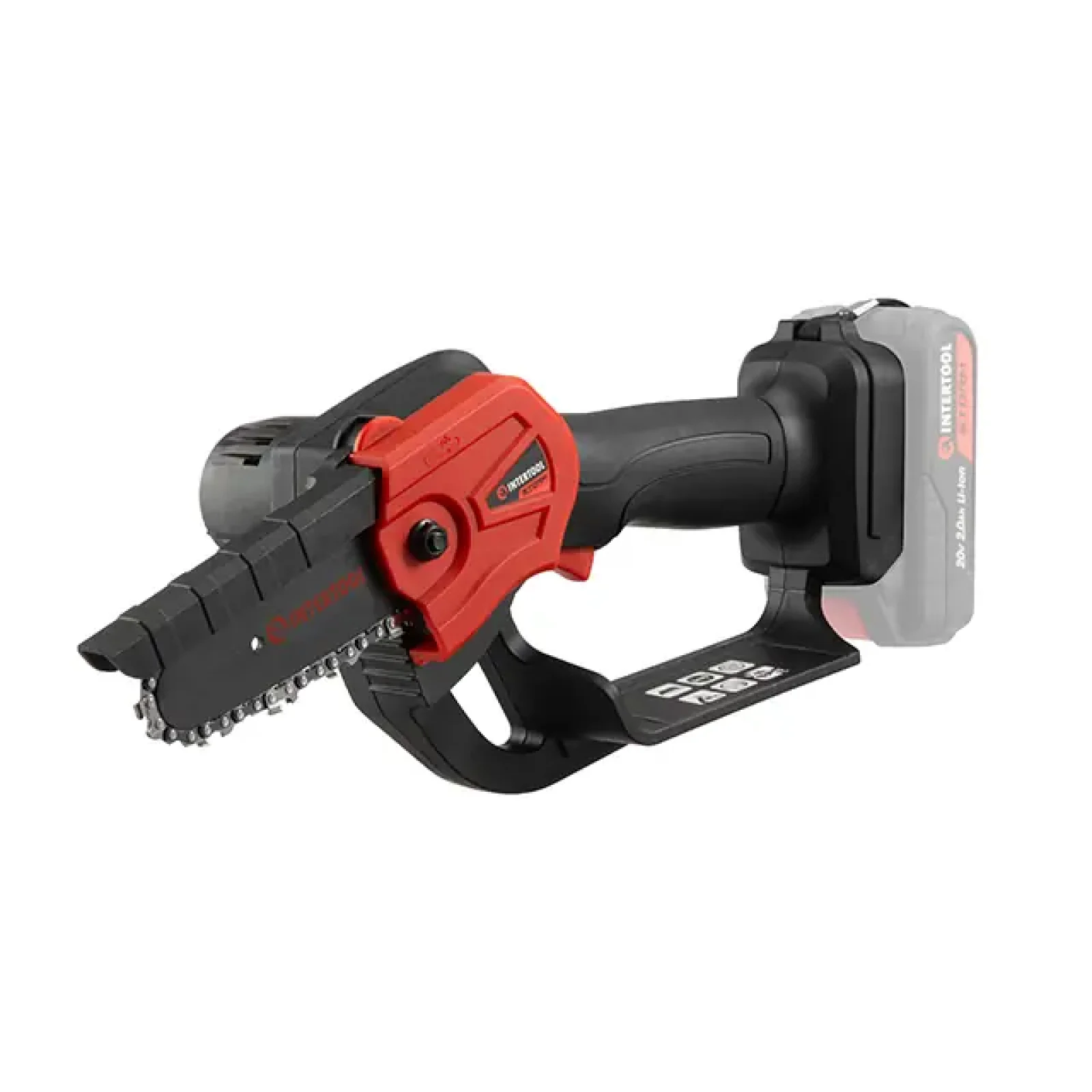 Міні-пилка ланцюгова акумуляторна 20 В, шина 10 см, 4 м/с, без ЗП та АКБ, STORM INTERTOOL (WT-9110) UA