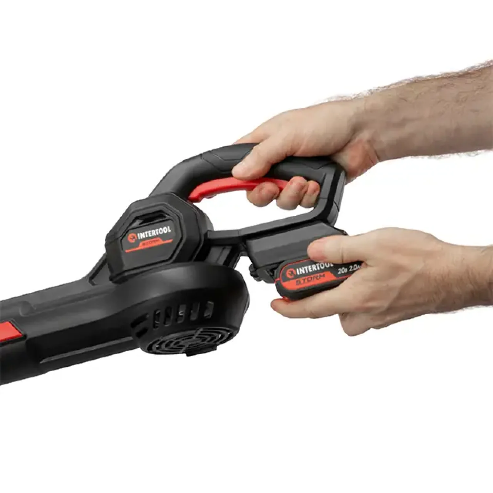 Повітродувка акумуляторна 20 В, повітряний потік 144 км/год, без ЗП та АКБ, STORM INTERTOOL (WT-9114) UA