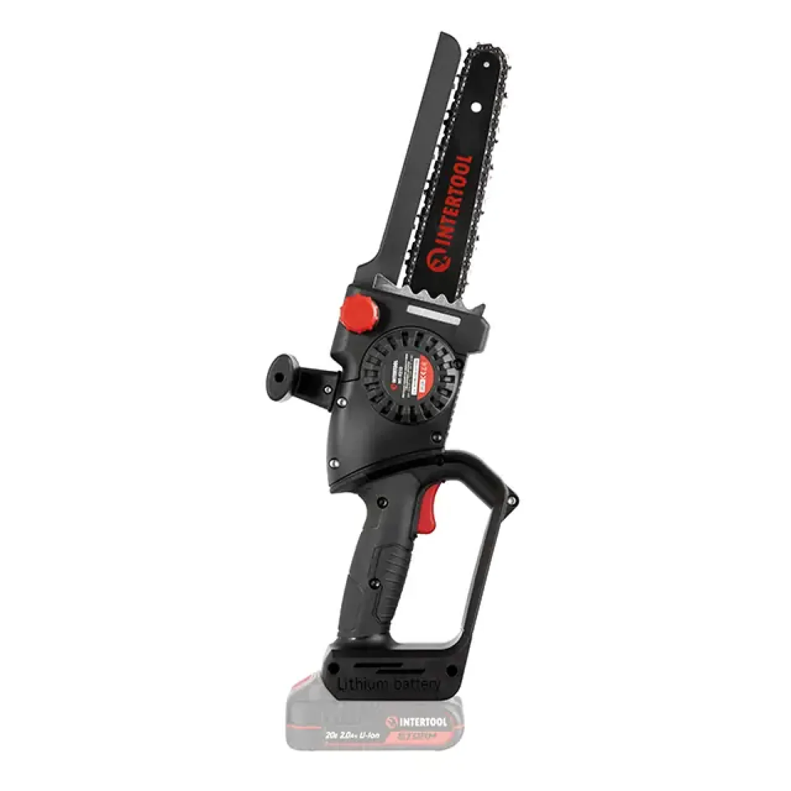 Міні-пилка ланцюгова акумуляторна безщіткова 20 В, шина 20 см, 7,5 м/с, без ЗП та АКБ, STORM INTERTOOL (WT-9210) UA