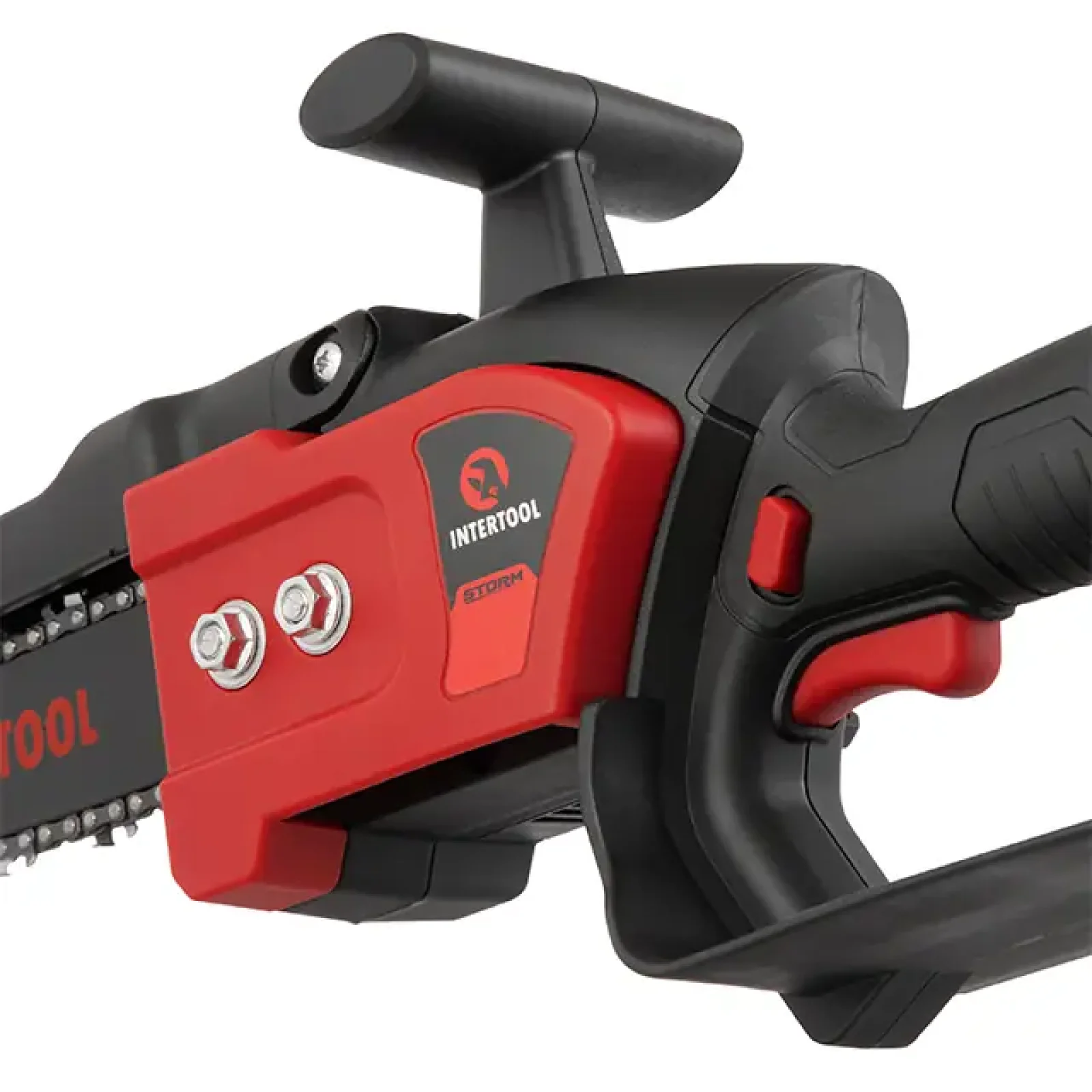 Міні-пилка ланцюгова акумуляторна безщіткова 20 В, шина 20 см, 7,5 м/с, без ЗП та АКБ, STORM INTERTOOL (WT-9210) UA