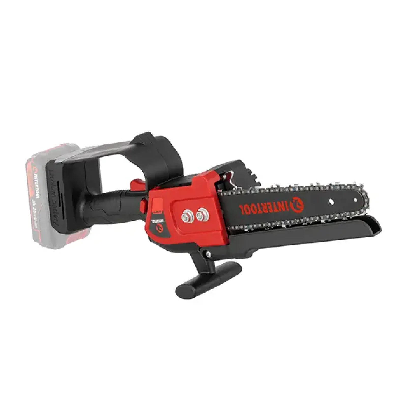 Міні-пилка ланцюгова акумуляторна безщіткова 20 В, шина 20 см, 7,5 м/с, без ЗП та АКБ, STORM INTERTOOL (WT-9210) UA