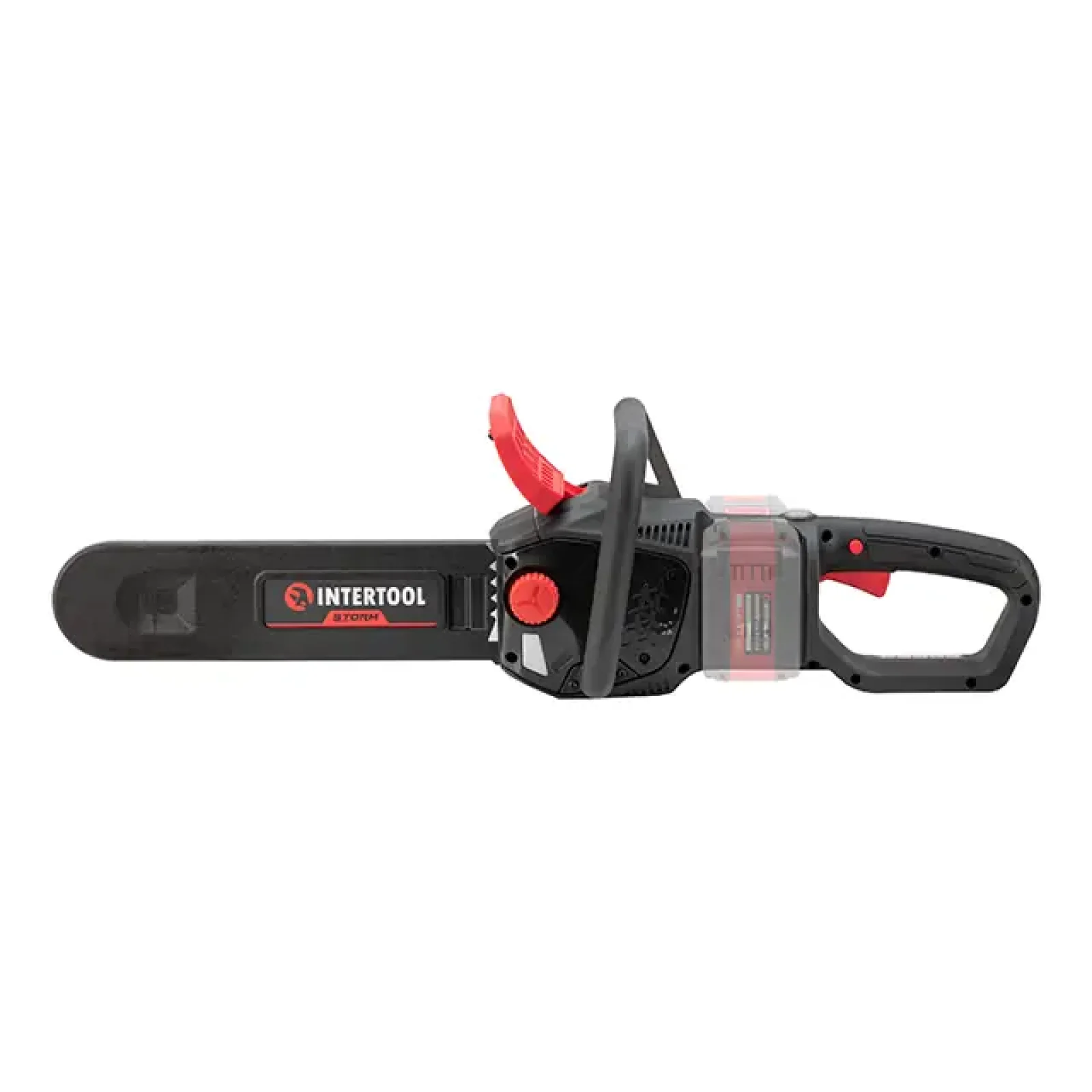 Пила ланцюгова акумуляторна безщіткова 40 В (2×20 В), шина 35 см, SDS-система натяжки ланцюга, без ЗП та АКБ, STORM INTERTOOL (WT-9211) UA