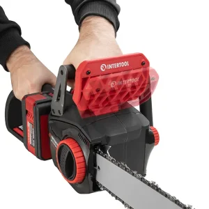 Пила ланцюгова акумуляторна безщіткова 40 В (2×20 В), шина 35 см, SDS-система натяжки ланцюга, без ЗП та АКБ, STORM INTERTOOL (WT-9211) UA