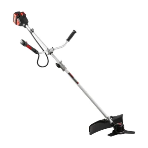 Тример акумуляторний безщітковий 40 В (2×20 В), 6000 об/хв, діаметр обертання диска/ліски 255/350 мм, котушка + 3-зубчастий ніж, без ЗП та АКБ, STORM INTERTOOL (WT-9213) UA