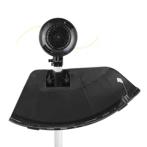 Тример акумуляторний безщітковий 40 В (2×20 В), 6000 об/хв, діаметр обертання диска/ліски 255/350 мм, котушка + 3-зубчастий ніж, без ЗП та АКБ, STORM INTERTOOL (WT-9213) UA