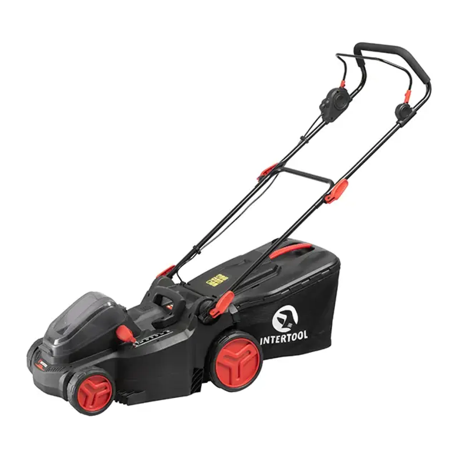 Газонокосарка акумуляторна безщіткова 40 В (2×20 В), 3500 об/хв, ширина захвату 370 мм, висота зрізу 25-75 мм, контейнер 40 л, без ЗП та АКБ, STORM INTERTOOL (WT-9216) UA