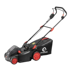 Газонокосарка акумуляторна безщіткова 40 В (2×20 В), 3500 об/хв, ширина захвату 370 мм, висота зрізу 25-75 мм, контейнер 40 л, без ЗП та АКБ, STORM INTERTOOL (WT-9216) UA