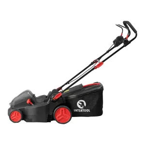 Газонокосарка акумуляторна безщіткова 40 В (2×20 В), 3500 об/хв, ширина захвату 370 мм, висота зрізу 25-75 мм, контейнер 40 л, без ЗП та АКБ, STORM INTERTOOL (WT-9216) UA
