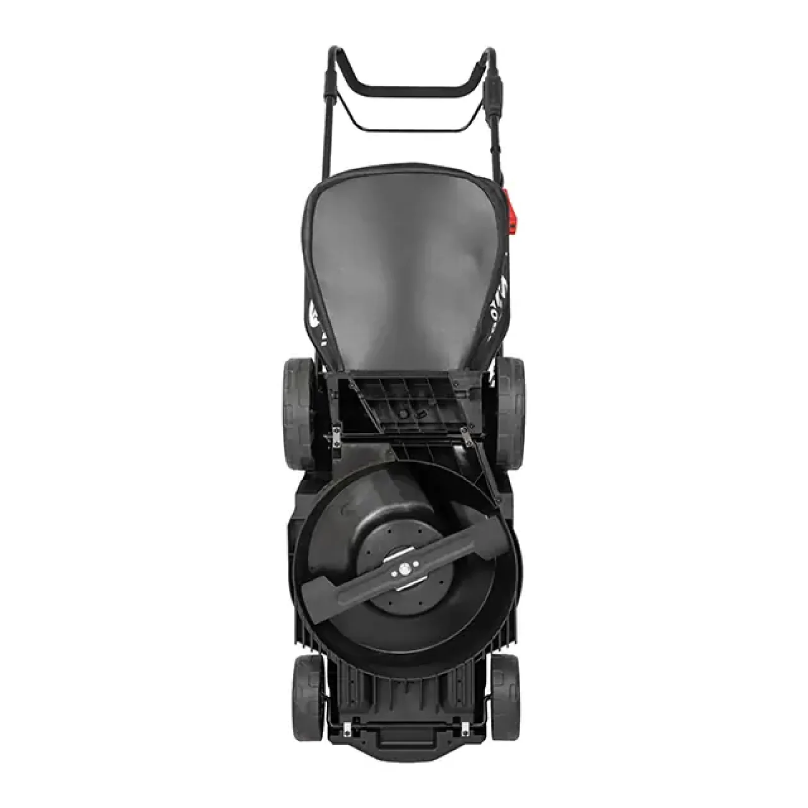 Газонокосарка акумуляторна безщіткова 40 В (2×20 В), 3500 об/хв, ширина захвату 370 мм, висота зрізу 25-75 мм, контейнер 40 л, без ЗП та АКБ, STORM INTERTOOL (WT-9216) UA