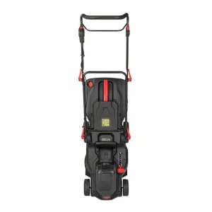 Газонокосарка акумуляторна безщіткова 40 В (2×20 В), 3500 об/хв, ширина захвату 370 мм, висота зрізу 25-75 мм, контейнер 40 л, без ЗП та АКБ, STORM INTERTOOL (WT-9216) UA