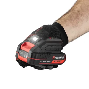 Адаптор для акумулятора Li-ion 20 В, USB 2 A, LED-ліхтар INTERTOOL (WT-9300) UA