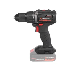 Дриль-шурупокрут акумуляторний безщітковий 20 В, 60 Nm, 0-500/0-2000 об/хв, 2-13 мм, без ЗП та АКБ INTERTOOL (WT-9360) UA