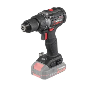 Дриль-шурупокрут акумуляторний безщітковий 20 В, 60 Nm, 0-500/0-2000 об/хв, 2-13 мм, без ЗП та АКБ INTERTOOL (WT-9360) UA