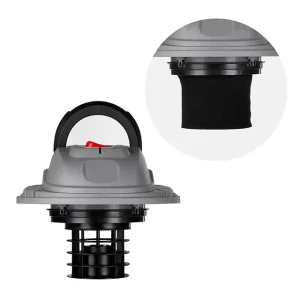 Пилосос будівельний, 1,2 кВт, >17 кПа, бак 20 л пластик, шланг 1,5 м INTERTOOL (DT-1020) UA
