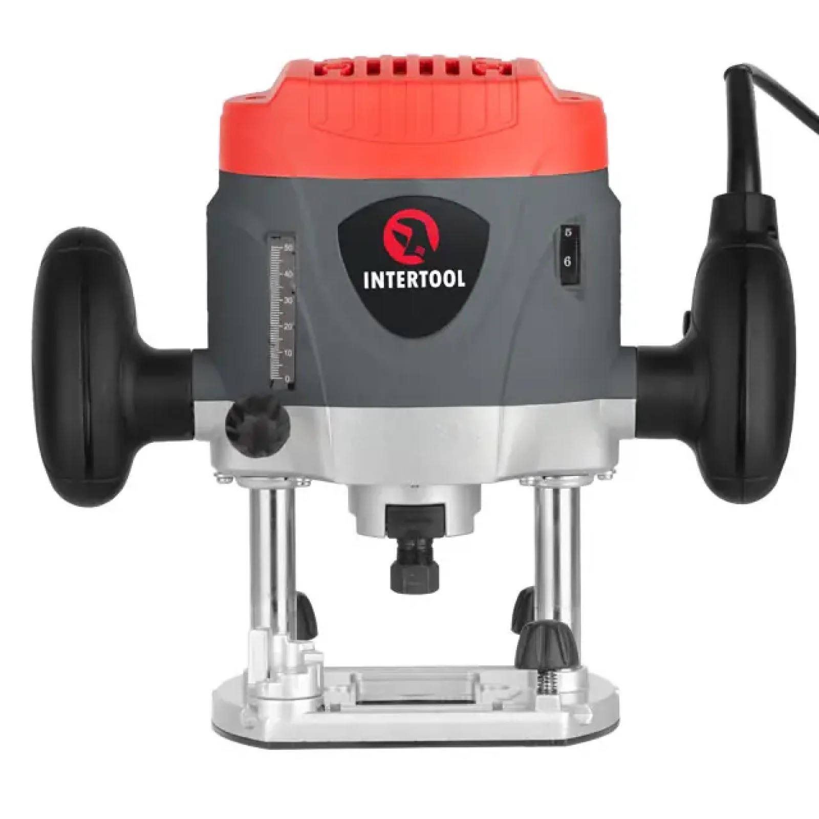 Фрезер, 1,2 кВт, 8000-28000 об/хв, цанга 6-8 мм, макс. глибина 52 мм INTERTOOL (DT-0950) UA