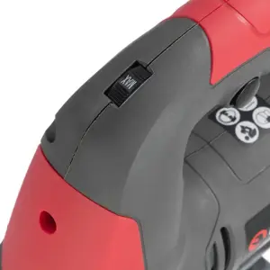 Електролобзик, 0,75 кВт, 0-3000 хід/хв, глибина розпилу 80 мм INTERTOOL (DT-0461) UA