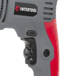 Дриль ударний, 0,6 кВт, 0-3000 об/хв, 1,5-13 мм, реверс INTERTOOL (DT-0109) UA