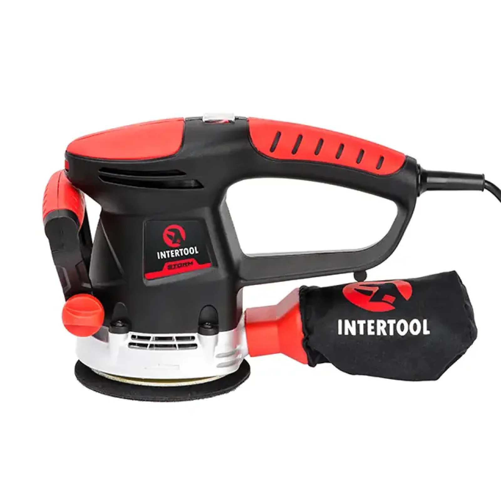 Шліфмашина ексцентрикова, 0,48 кВт, 4000-14000 об/хв, 125 мм, хід ексцентрика 2,3 мм, STORM INTERTOOL (WT-0542) UA