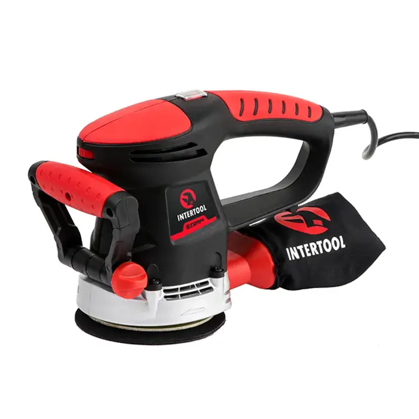 Шліфмашина ексцентрикова, 0,48 кВт, 4000-14000 об/хв, 125 мм, хід ексцентрика 2,3 мм, STORM INTERTOOL (WT-0542) UA