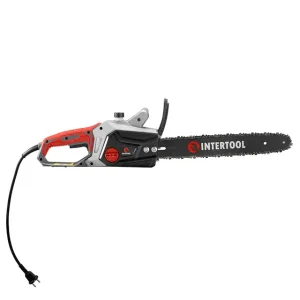 Пила ланцюгова електрична 1,6 кВт, шина 40 см, 11,2 м/с, боковий двигун INTERTOOL (DT-2200) UA