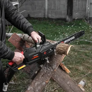 Пила ланцюгова електрична, 2,4 кВт, шина 40 см, 13 м/с, прямий двигун, плавний старт, STORM INTERTOOL (WT-2204) UA