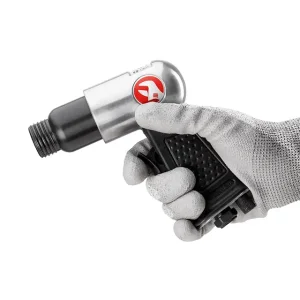 Зубило пневматичне, 4 Дж, до 6 атм, 4500 уд/хв, 150 л/хв, набір насадок 150 мм: 4 од. INTERTOOL (PT-1302) UA