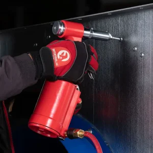 Пістолет заклепувальний, пневматичний, 3,2-4-4,8 мм, до 6 атм, 720 Нм, 10 л/хв, набір аксесуарів, кейс INTERTOOL (PT-1304) UA