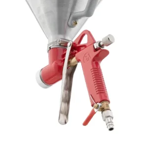 Розпилювач штукатурний пневматичний, форсунки: 4, 6, 8 мм, верхній металевий бачок, 6000 мл, 3-6 атм INTERTOOL (PT-0401) UA