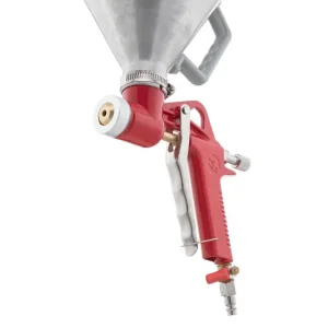 Розпилювач штукатурний пневматичний, форсунки: 4, 6, 8 мм, верхній металевий бачок, 6000 мл, 3-6 атм INTERTOOL (PT-0401) UA