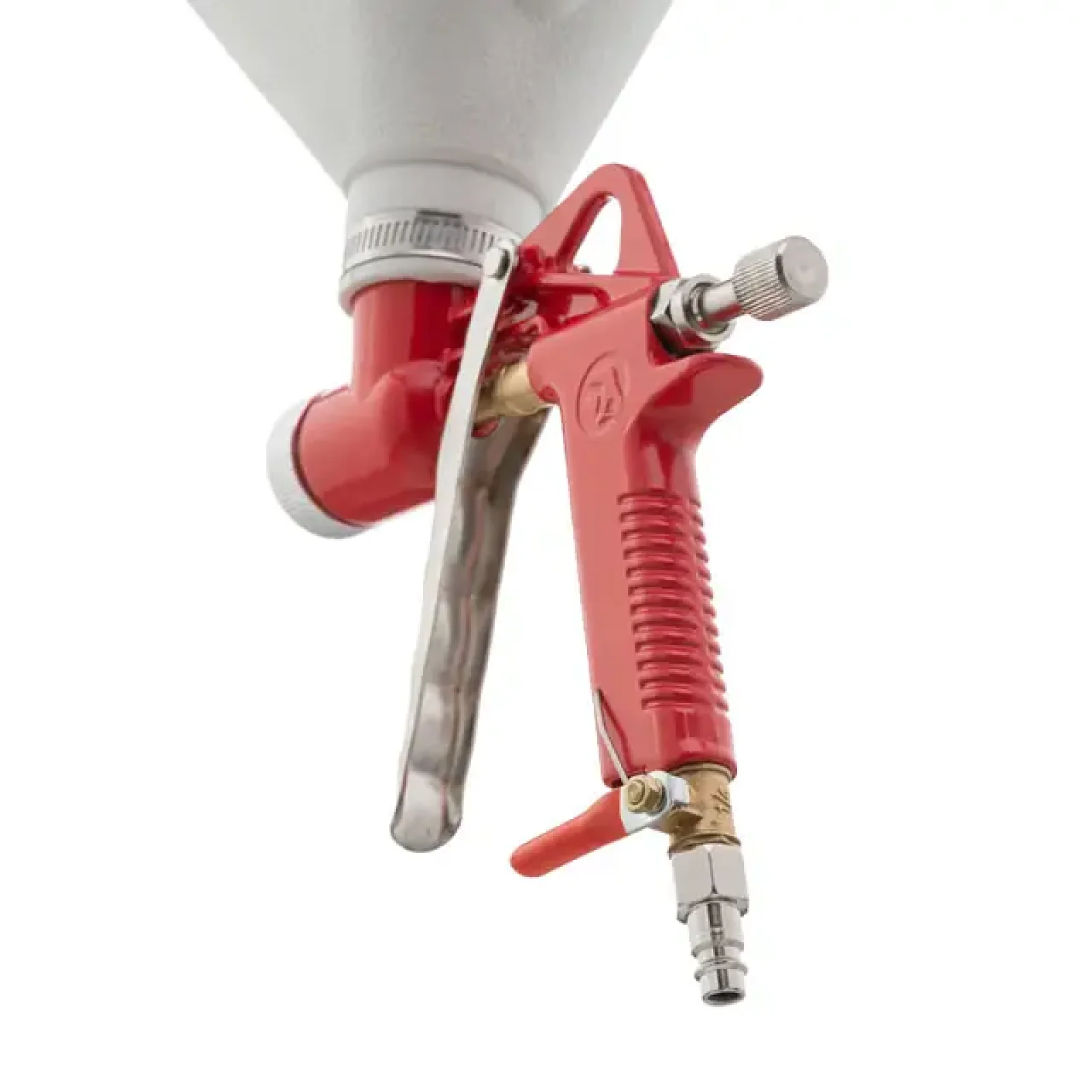 Розпилювач штукатурний пневматичний, форсунки: 4, 6, 8 мм, верхній пластиковий бачок, 9000 мл, 3-6 атм INTERTOOL (PT-0403) UA