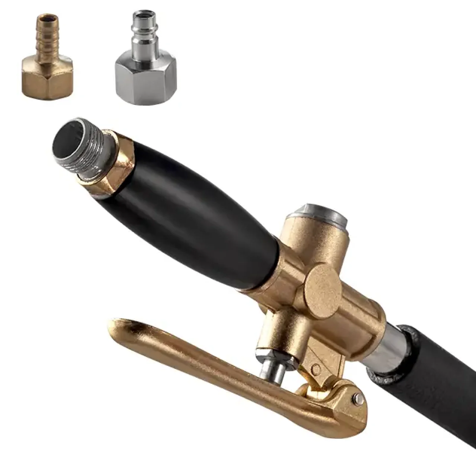 Ківш-хопер штукатурний пневматичний для стелі, 3 л, 5-6 атм, 400 л/хв INTERTOOL (PT-0405) UA