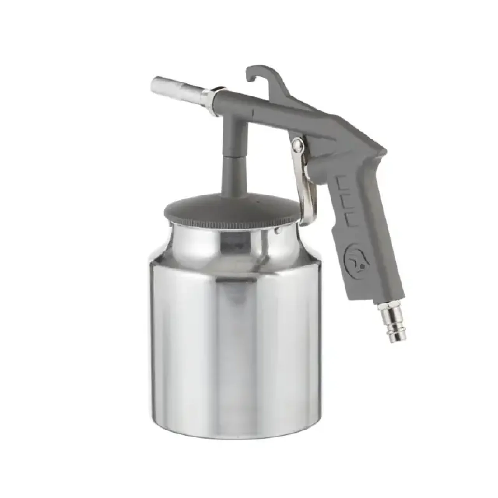 Пістолет піскострумінний, пневматичний, форсунка: 6 мм, нижня подача піску, металевий бачок 1000 мл, 8 атм INTERTOOL (PT-0705) UA