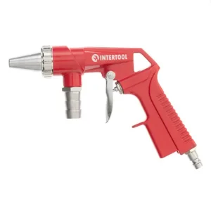 Пістолет піскострумінний, пневматичний, форсунка: 6 мм, подача піску через шланг, 8 атм INTERTOOL (PT-0706) UA