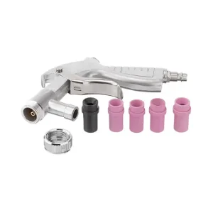 Пістолет піскострумінний із шлангом, пневматичний, форсунки: металева - 6 мм; керамічні - 4,5, 5, 6, 7 мм INTERTOOL (PT-0708) UA