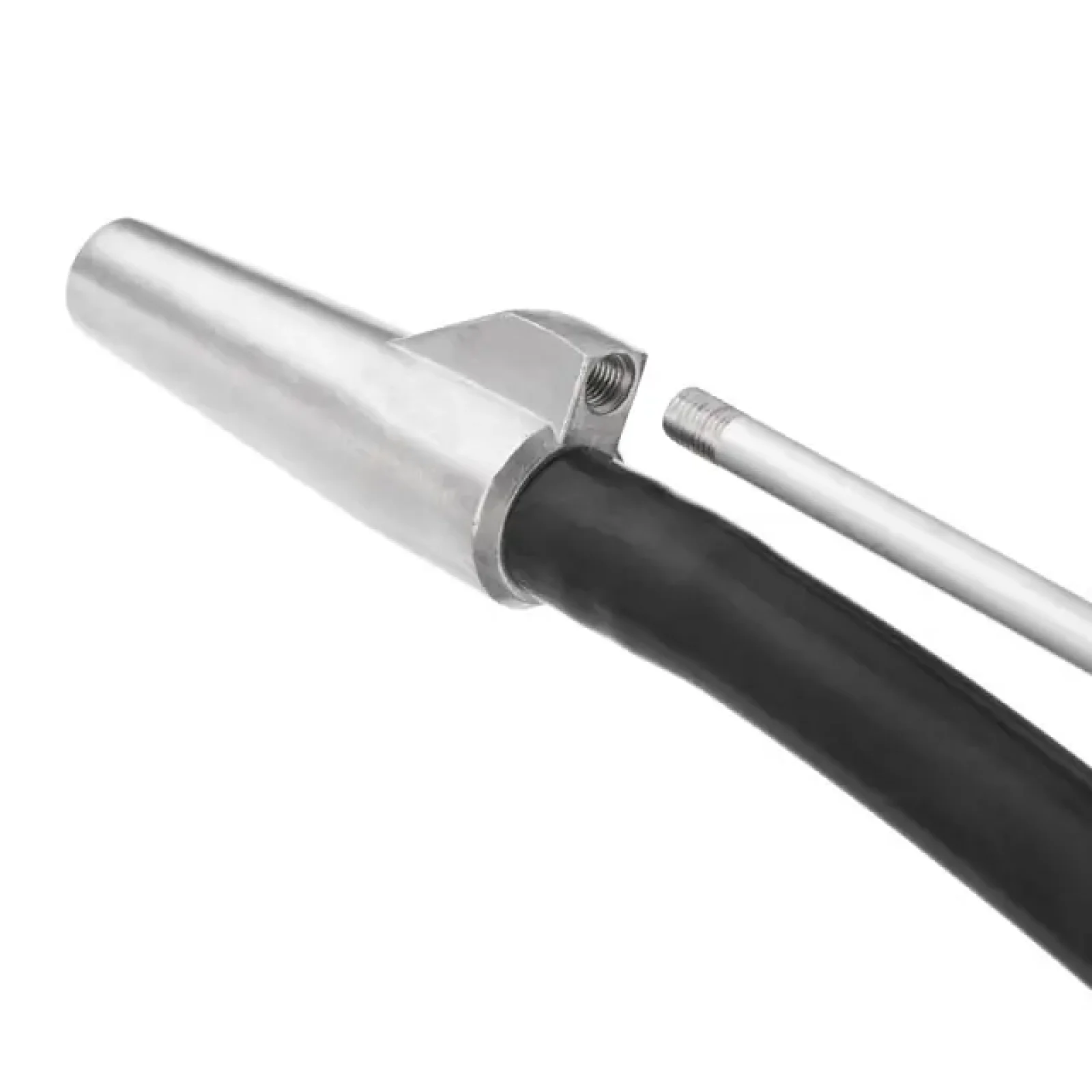 Пістолет піскострумінний із шлангом, пневматичний, форсунки: металева - 6 мм; керамічні - 4,5, 5, 6, 7 мм INTERTOOL (PT-0708) UA