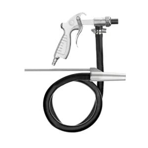 Пістолет піскострумінний із шлангом, пневматичний, форсунки: металева - 6 мм; керамічні - 4,5, 5, 6, 7 мм INTERTOOL (PT-0708) UA