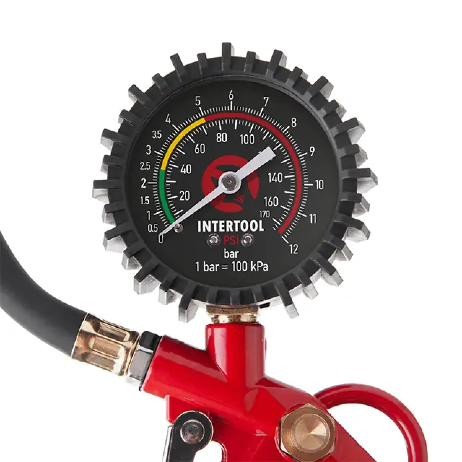 Пістолет для підкачування коліс із 63 мм манометром (блістер) INTERTOOL (PT-0503) UA