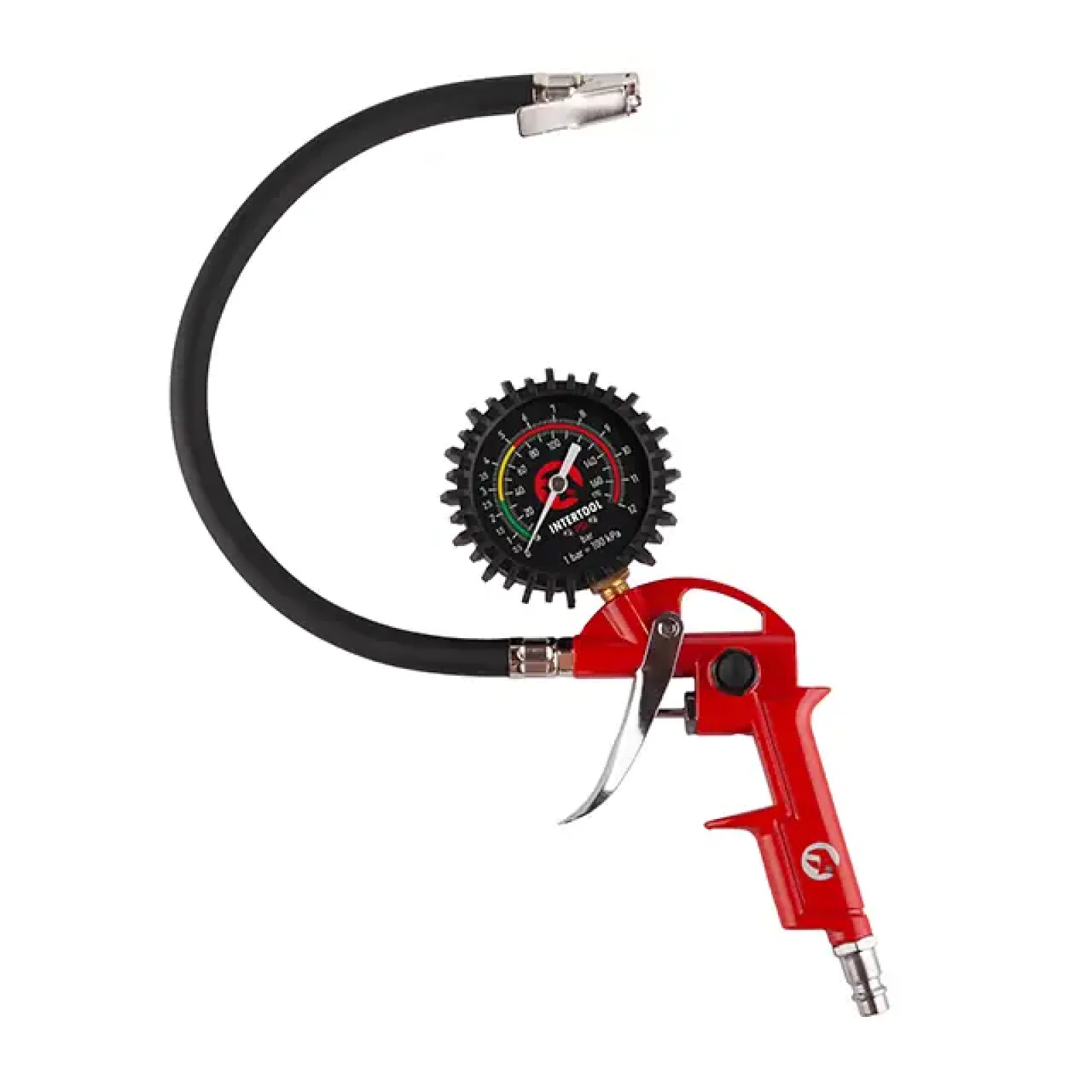 Пістолет для підкачування коліс із 63 мм манометром INTERTOOL (PT-0504) UA