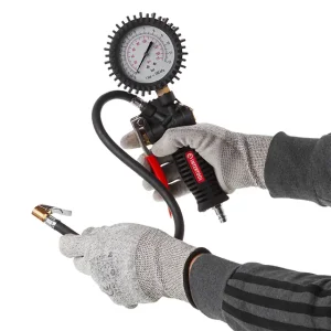 Пістолет для підкачування коліс із манометром, професiйний INTERTOOL (PT-0510) UA